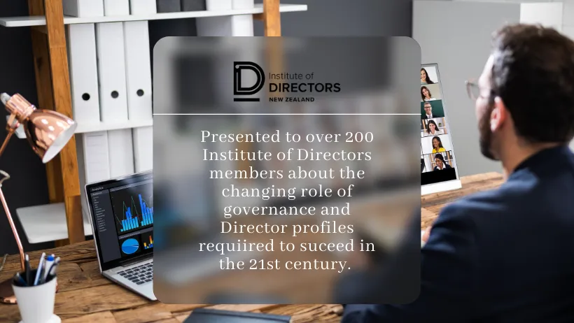 Institute of Directors - Governance presentation