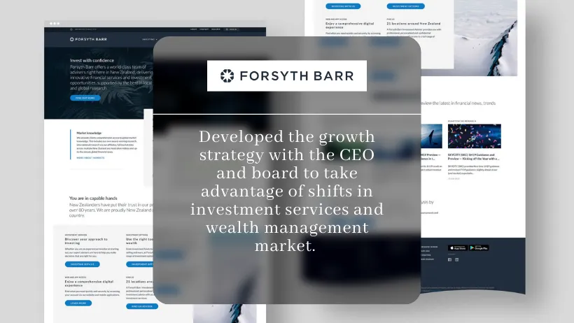 Forsyth Barr - Growth strategy development